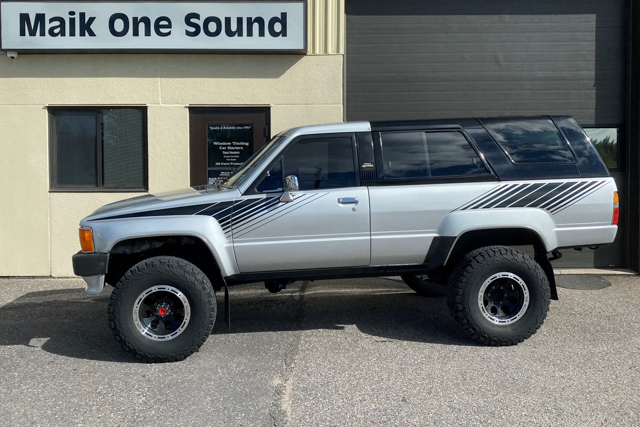 Toyota 1988 4Runner with professional window tint in North Bay